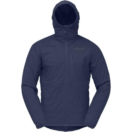 Norrona - giacca isolante e traspirante - lyngen alpha100 zip hood m's indigo night per uomo in nylon - taglia s, m, l, xl - blu navy
