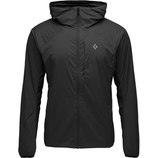 Black Diamond - giacca isolante e versatile - m alpine start insulated hoody black per uomo in nylon - taglia s, m, l, xl - nero