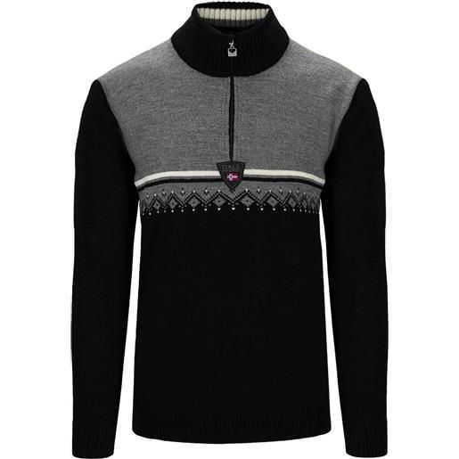 Dale of Norway - maglione in lana - lahti m sweater black smoke off white per uomo - taglia m, l - nero