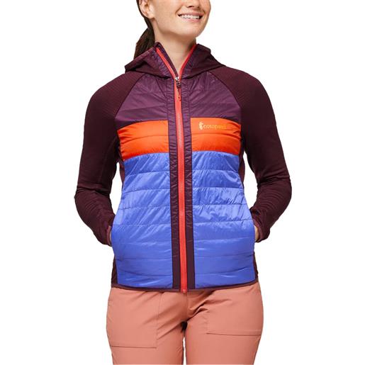 Cotopaxi - giacca con cappuccio - capa hybrid insulated hooded jacket wine per donne in nylon - taglia xs, s, m - viola
