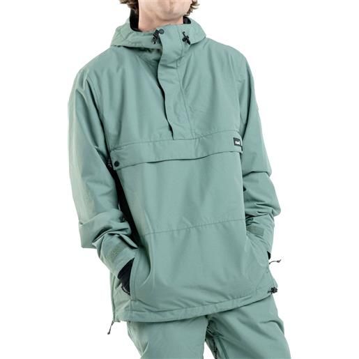 Planks - anorak da sci - happy days anorak sage green per uomo - taglia m, l, xl - verde