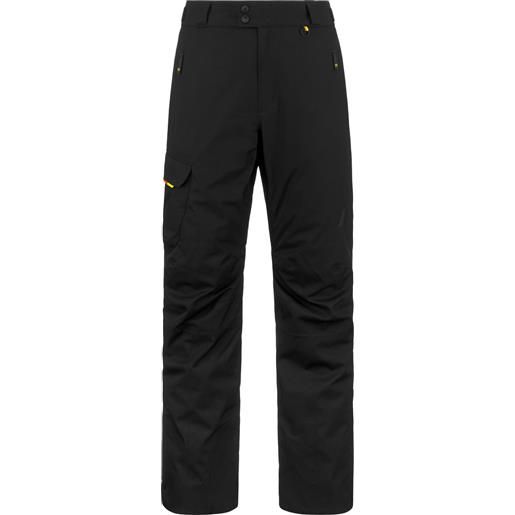 K-Way - pantaloni da sci in primaloft® - avrieux black pure per uomo in pelle - taglia s, m, l, xl, xxl - nero
