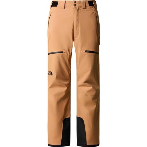 The North Face - pantaloni da sci traspiranti - m chakal pant almond butter/tnf black per uomo - taglia xl - marrone