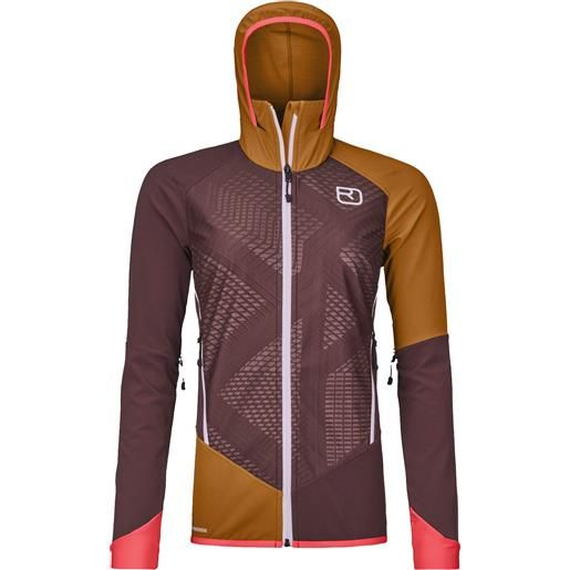 Ortovox - giacca da scialpinismo - col becchei jacket w winetasting per donne - taglia xs, s - bordeaux