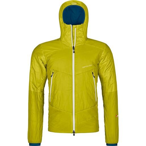 Ortovox - giacca da alpinismo - westalpen swisswool jacket m dirty daisy per uomo in pelle - taglia s, m - verde