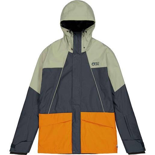 Picture Organic Clothing - giacca da sci - kenko jkt autumn maple-dark per uomo in pelle - taglia xs, l, xl, xxl - arancione