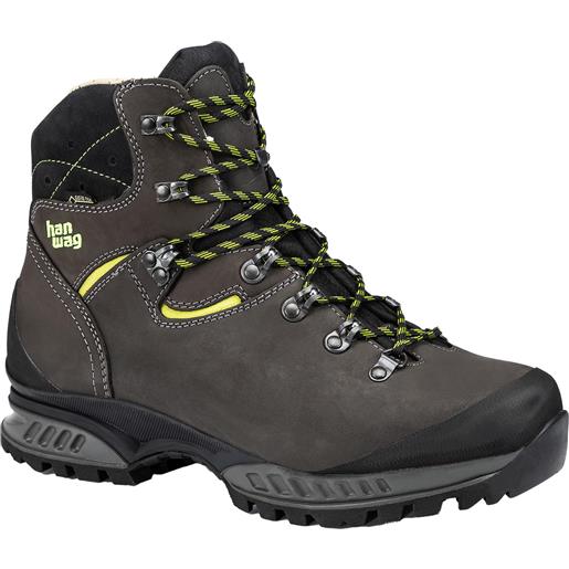 Hanwag - scarpe da trekking - tatra ii gtx asphalt/yellow per uomo - taglia 7,5 uk, 8 uk, 8,5 uk, 9 uk, 9,5 uk, 10 uk, 10,5 uk, 11 uk - grigio