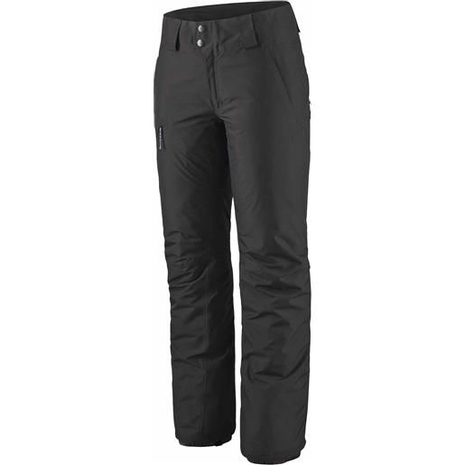 Patagonia - pantaloni da sci isolanti - w's insulated powder town pants black per donne in poliestere riciclato - taglia xs, s, m, l - nero
