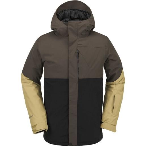 Volcom - giacca da snowboard - l gore-tex jacket brown per uomo - taglia xl - marrone