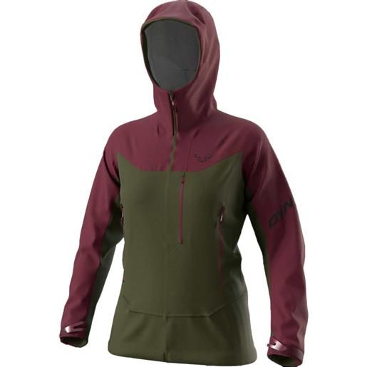 Dynafit - giacca softshell - radical softshell jkt w burgundy per donne in softshell - taglia xs, s, m - rosso