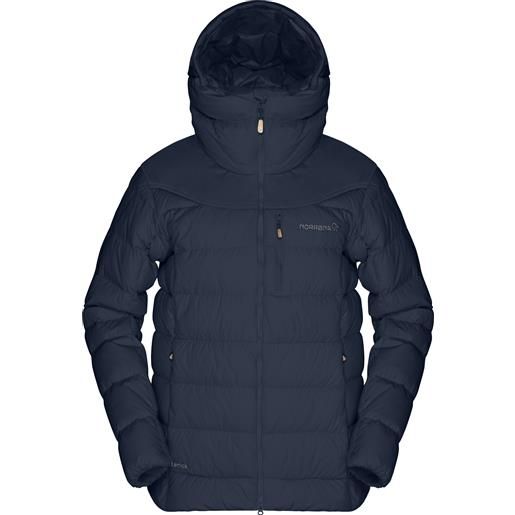 Norrona - piumino da sci in piuma naturale - tamok down750 jacket w indigo night per donne in pelle - taglia xs, s, m, l - blu navy