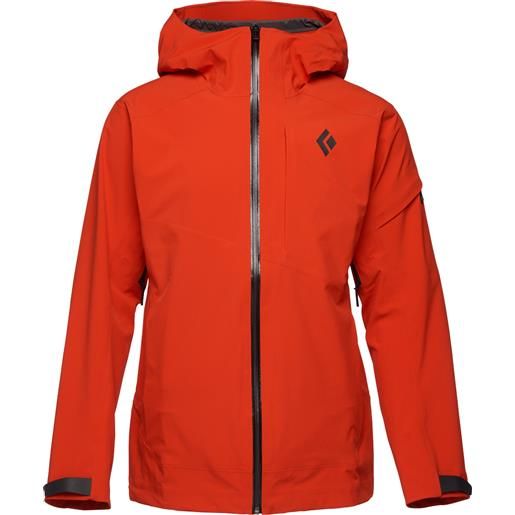 Black Diamond - giacca da freeride - m recon stretch ski shell octane per uomo in pelle - taglia m, l - arancione