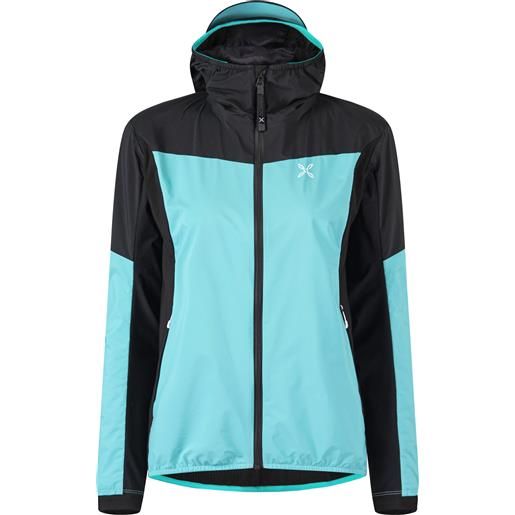 Montura - giacca in gore-tex windstopper® - air action hybrid jacket woman care blue per donne - taglia xs, s, m, l