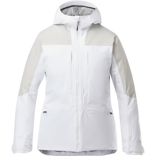 Eider - giacca da sci isolante - w saulire 2l insulated stretch jkt white per donne in poliestere riciclato - taglia xs, s, m - bianco