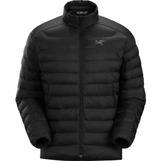 Arc'Teryx - piumino in piuma d'oca - cerium jacket m black per uomo in nylon - taglia s, m, l, xl - nero