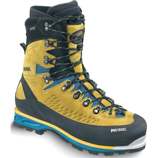 Meindl - scarpe da alpinismo - breithorn gtx giallo/blu chiaro per uomo in pelle - taglia 7 uk, 7,5 uk, 8 uk, 8,5 uk, 9 uk, 9,5 uk, 10 uk, 10,5 uk, 12 uk