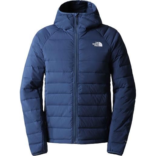 The North Face - piumino con cappuccio - m belleview stretch down hoodie shady blue per uomo - taglia s, m