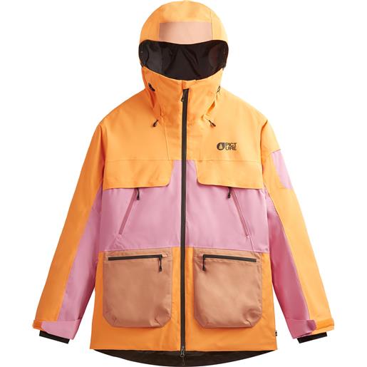 Picture Organic Clothing - giacca da sci - haakon jkt tangerine per donne in nylon - taglia xs, s, l - arancione