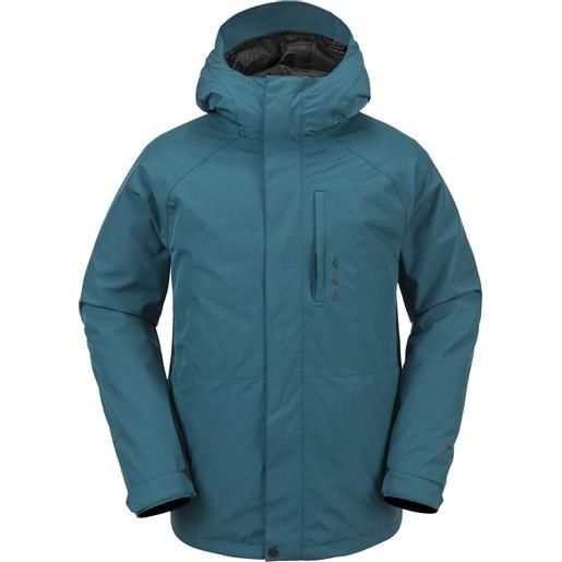 Volcom - giacca da snowboard isolante - dua ins gore jacket blue per uomo - taglia l, xl, xxl