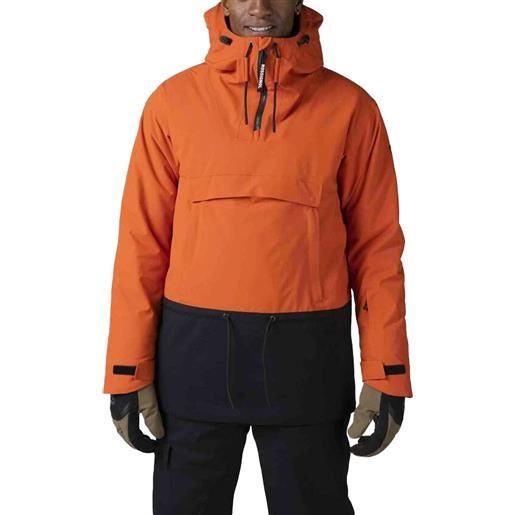Rossignol - giacca anorak da snowboard - snb anorak tan per uomo in pelle - taglia m, l, xl - arancione
