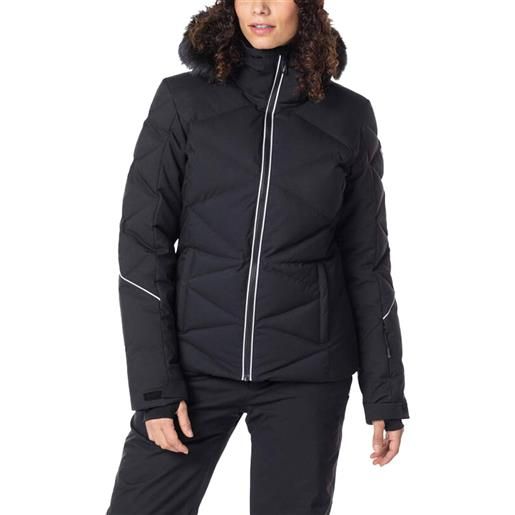 Rossignol - giacca da sci isolante - w staci jkt black per donne - taglia xs, s, m - nero