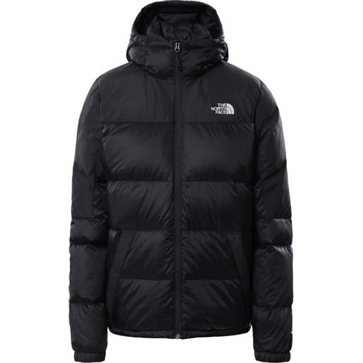 The North Face - giacca con piumino sintetico con cappuccio - w diablo down hoodie - eu tnf black/tnf black per donne - taglia s, m, xl - nero
