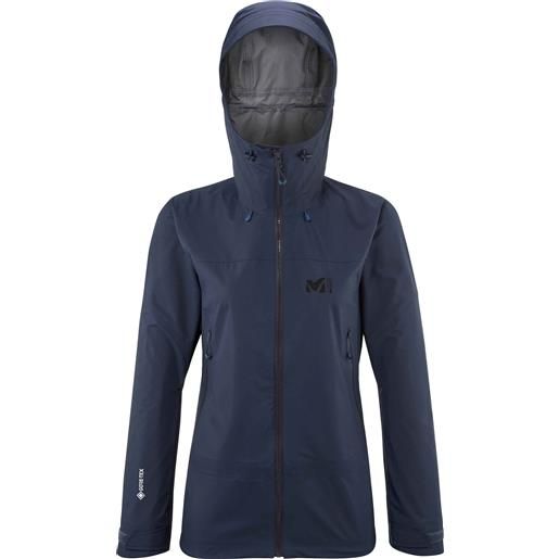 Millet - giacca da alpinisme impermeabile - kamet gtx jacket w blu zaffiro per donne - taglia xs, s, m, l - blu navy