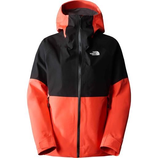 The North Face - giacca da scialpinismo - w jazzi gtx jacket radiant orange/tnf black per donne in pelle - taglia xs, m, xl - arancione