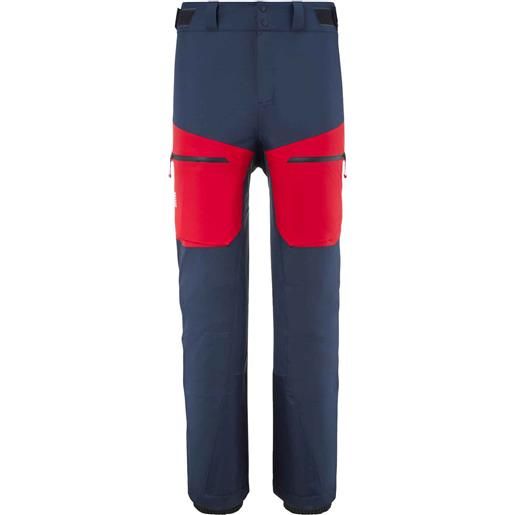 Millet - pantaloni da scialpinismo - m white 3l pant m blu zaffiro/rosso per uomo - taglia s, xl - blu navy