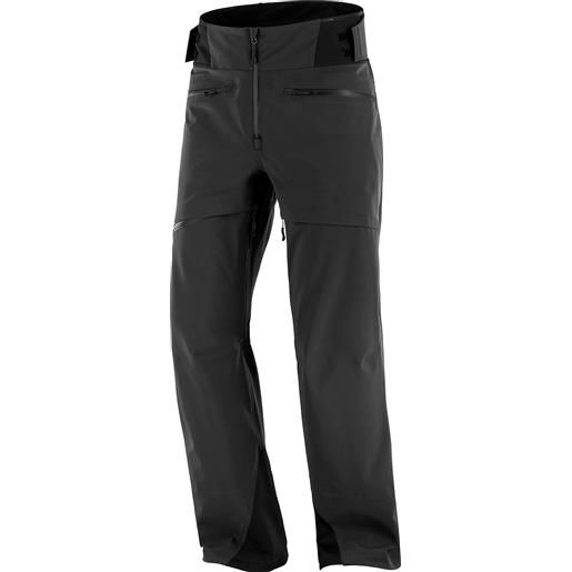 Salomon - pantaloni protettivi - force 3l pant m deep black per uomo - taglia m, l, xl - blu