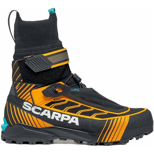 Scarpa - scarponi da alpinismo - ribelle tech 3 black bright orange per uomo - taglia 37.5,38,38.5,39,39.5,40,40.5,41,41.5,42,42.5,43,43.5,44,44.5,45,45.5,46,46.5,47,48 - nero