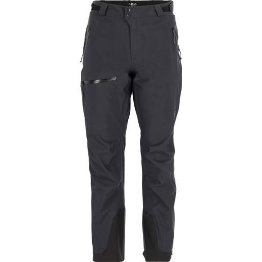 Rab - pantalone protettivo - zanskar gtx pants black per uomo - taglia s, m, l, xl - nero
