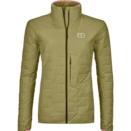 Ortovox - giacca leggera e isolante - swisswool piz segnas jacket w wild herbs per donne - taglia xs, s, m - kaki