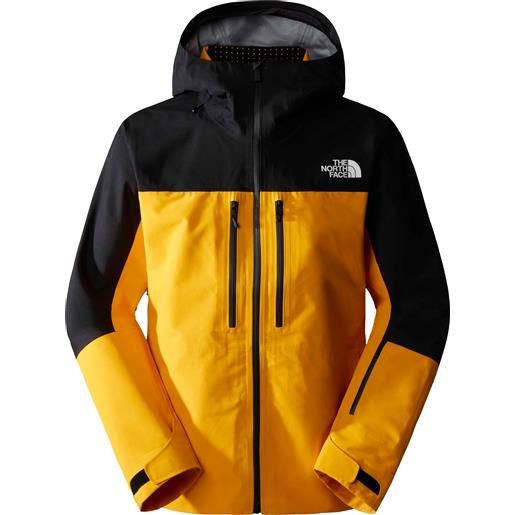The North Face - giacca di protezione - m ceptor jacket summit gold/tnf black per uomo in pelle - taglia m, l, xl - giallo