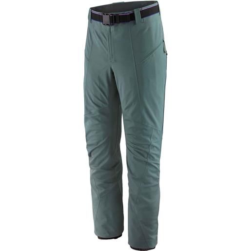 Patagonia - pantaloni da scialpinismo - m's upstride pants nouveau green per uomo in pelle - taglia l - verde