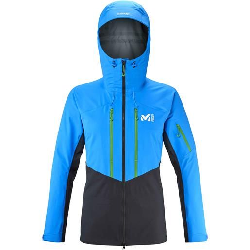 Millet - giacca da scialpinismo - m white 3l jkt m noir electric blue per uomo - taglia xs, m - nero