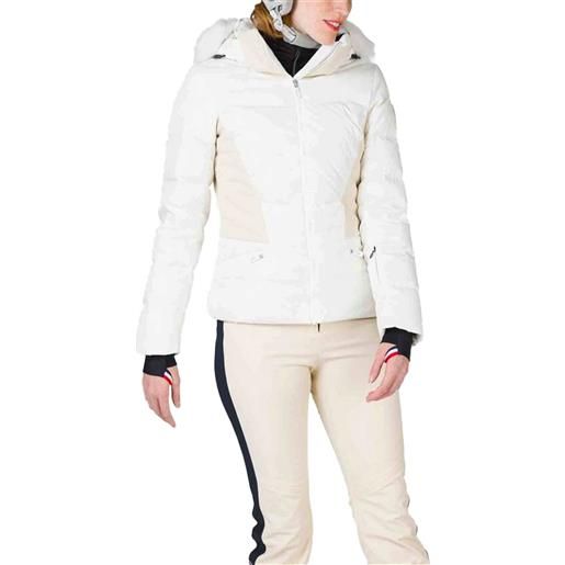 Rossignol - giacca da sci isolante - w ruby merino down jkt white per donne - taglia xs, m, l - bianco