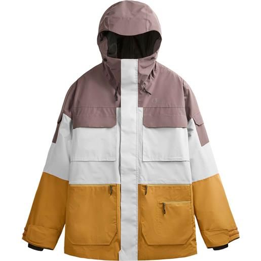 Picture Organic Clothing - giacca da sci - u99 jkt harbor grey-wood t per uomo - taglia xs, s, m, l, xxl - bianco