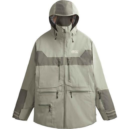 Picture Organic Clothing - giacca protetttiva - xobo 3l jkt shadow per uomo in pelle - taglia s, m, l, xl - verde