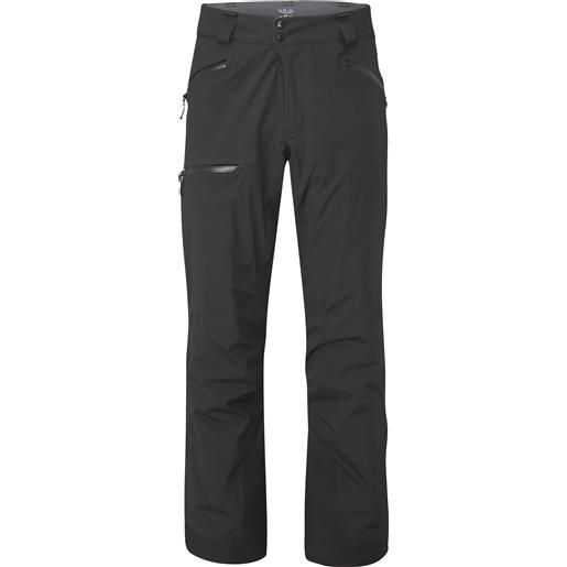 Rab - pantaloni isolanti - khroma diffract pants black per uomo in softshell - taglia s, m, l - nero