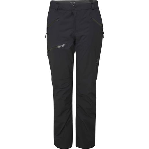 Rab - pantaloni isolanti - khroma diffract pants w black per donne in softshell - taglia 10 uk, 12 uk, 14 uk - nero