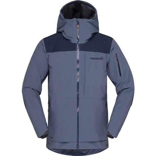 Norrona - giacca da sci freeride impermeabile e traspirante - tamok gore-tex jacket m's vintage indigo per uomo - taglia s, m, l, xl - blu