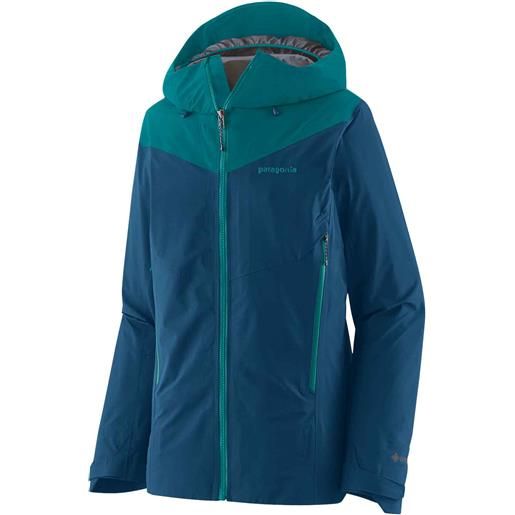 Patagonia - giacca leggera da alpinismo - w's super free alpine jkt lagom blue per donne in pelle - taglia s, l
