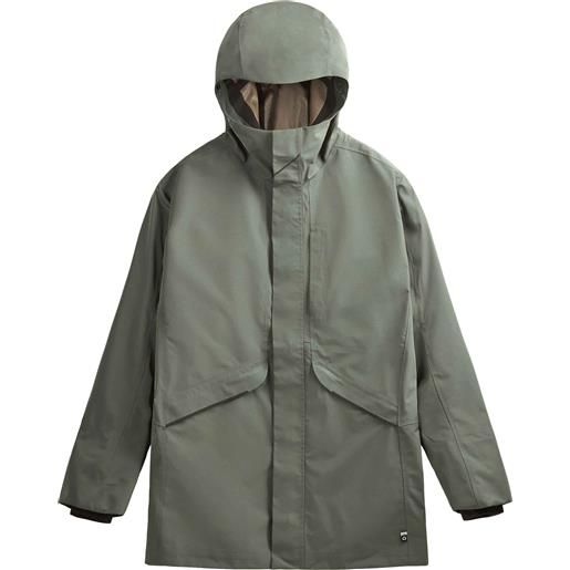 Picture Organic Clothing - giacca antipioggia impermeabile e traspirante - ankum 3l jkt concrete grey per uomo in pelle - taglia s, m, l, xl, xxl - grigio