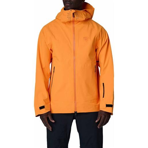 Rossignol - giacca da scialpinismo - skpr 3l ayr jkt signal per uomo in materiale riciclato - taglia s, m, l - arancione