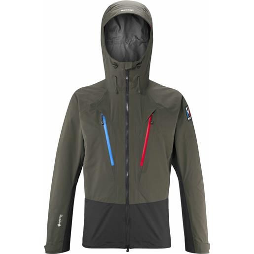 Millet - giacca tecnica da alpinismo - trilogy v icon gtx pro jacket m black deep jungle per uomo - taglia xs, m, l, xl, xxl - kaki