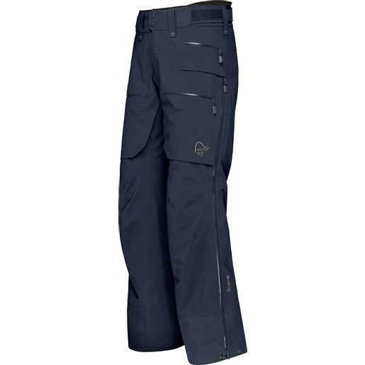 Norrona - pantaloni di protezione gore- tex® pro - lofoten gore-tex pro pants m indigo night per uomo - taglia s, m, l, xl - blu navy