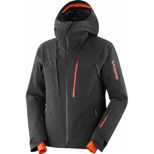Salomon - giacca da sci isolante - infinit jacket m deep black per uomo - taglia s, l, xl - nero