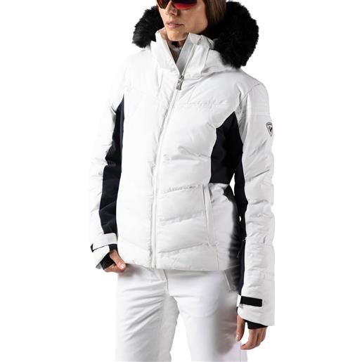 Rossignol - giacca da sci isolante - w depart jkt white per donne - taglia s - bianco