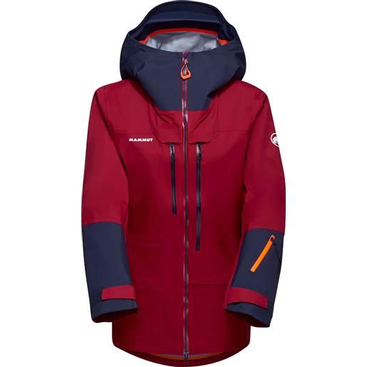 Mammut - giacca da scialpinismo - haldigrat air hs hooded jacket women blood red marine per donne - taglia xs, s, l - rosso